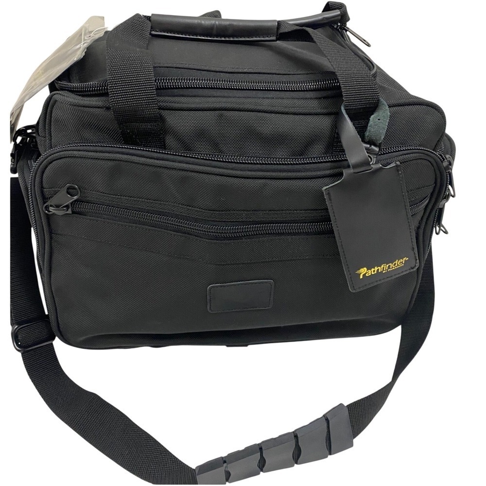 Pathfinder Luggage System Bag Unisex Black Ballistic Nylon Carry On 9015 Travel